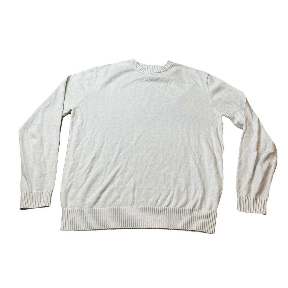 Vuori Men's Fluent Sweater Medium Cashmere Blend Soft Athletic Fit Winter Grey
